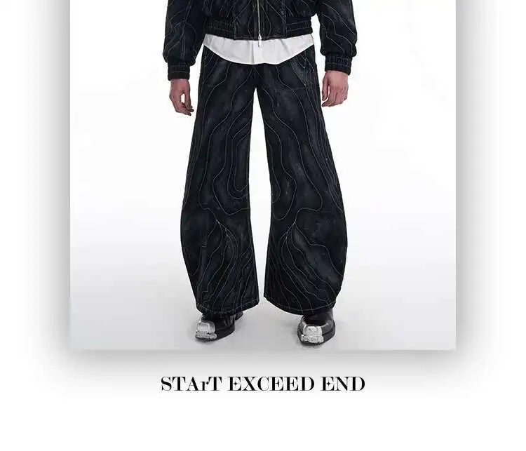 High Street Men's Two-piece Solid Color Turn-down setup XL33