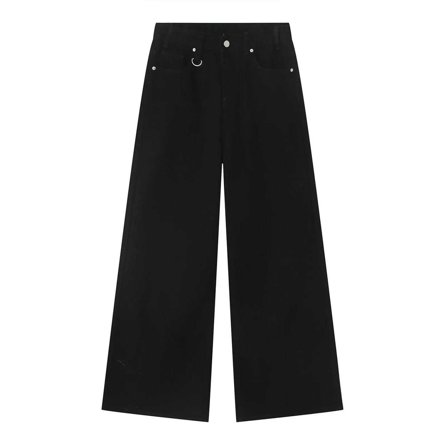 Vintage Jeans For Men Wide Leg Sweatpants Men's Baggy Jeans Retro Trousers Korean Fashion Loose Fit Denim Pants Streetwear XL39