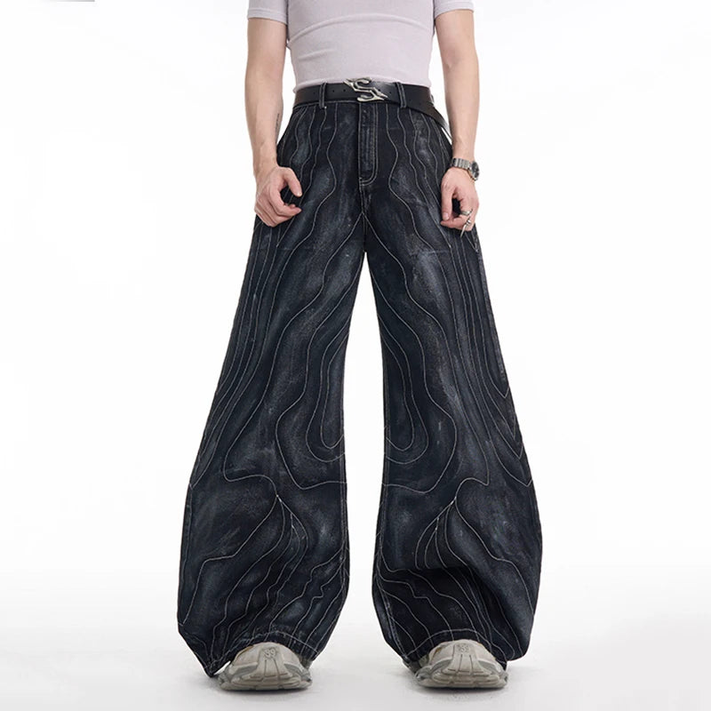 High Street Men's Two-piece Solid Color Turn-down setup XL33