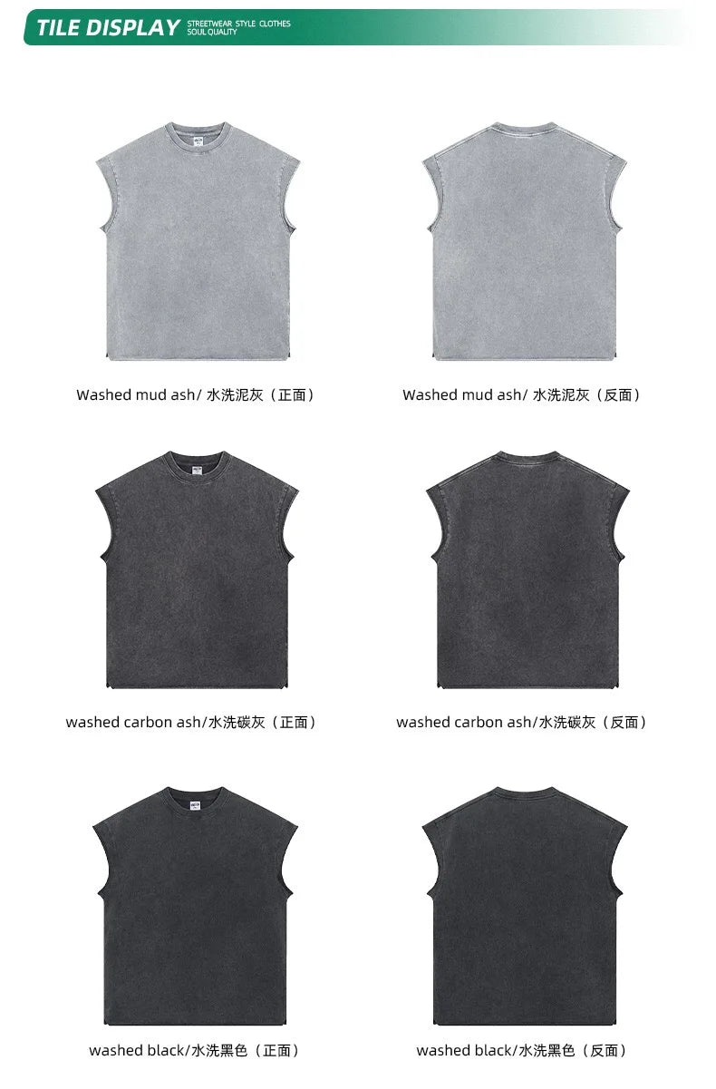 Wash the edges and make an old camisole vest XL45