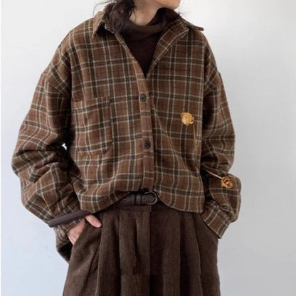 カジュアルチェックシャツ　XL13