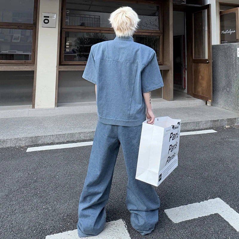 デニムルーズワイドセットアップ XL28