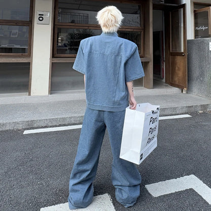 デニムルーズワイドセットアップ XL28