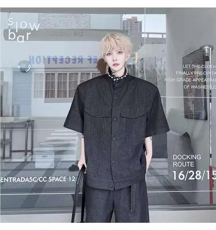 デニムルーズワイドセットアップ XL28