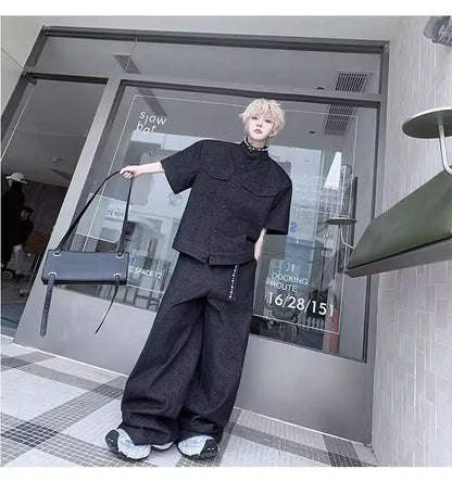 デニムルーズワイドセットアップ XL28