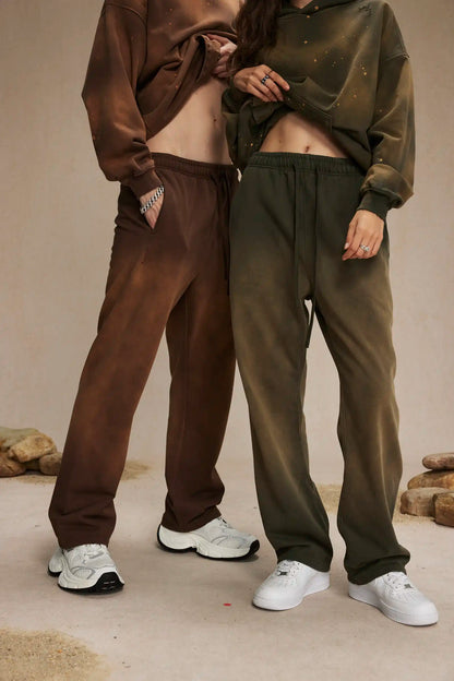 Spray-dyed sweatpants XL47