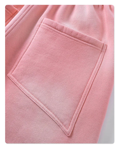 Winter New Fleece Sweatpants Men Splashing Ink Spray Dyeing Wash Distressed Wide Joggers Grinding Edges Baggy Plush Pants XL44