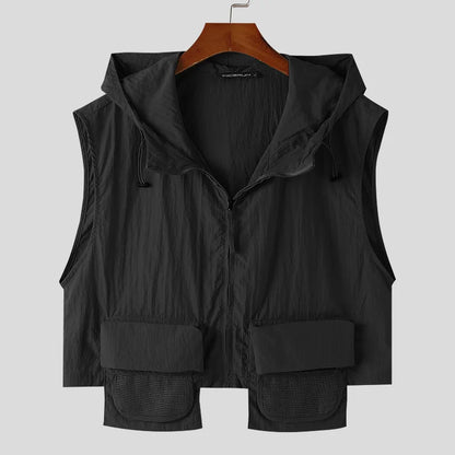 Y2K,パッチワークジッパーポケットストレートウェア XL17