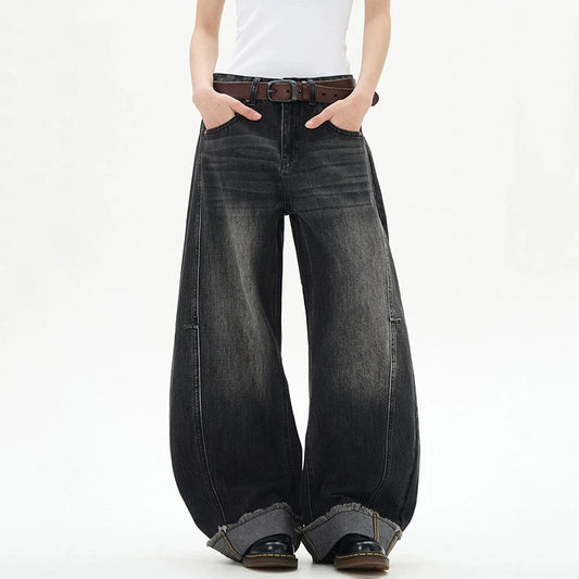 オーバーサイズ、デニム、ワイドレッグパンツ　XL7