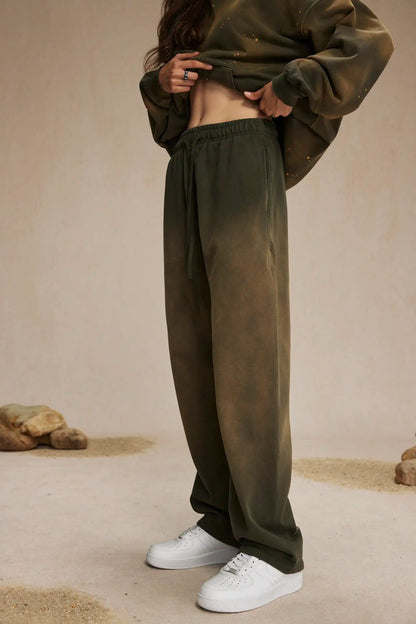 Spray-dyed sweatpants XL47