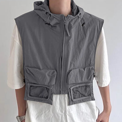 Y2K,パッチワークジッパーポケットストレートウェア XL17