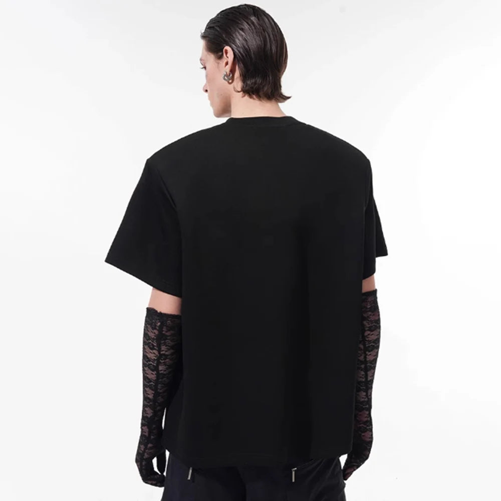 Y2K,ニッチデザインメッシュTシャツ　XL16