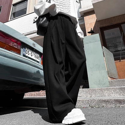 韓国モード系、オーバーサイズ、ワイドスウェットパンツ  XL1