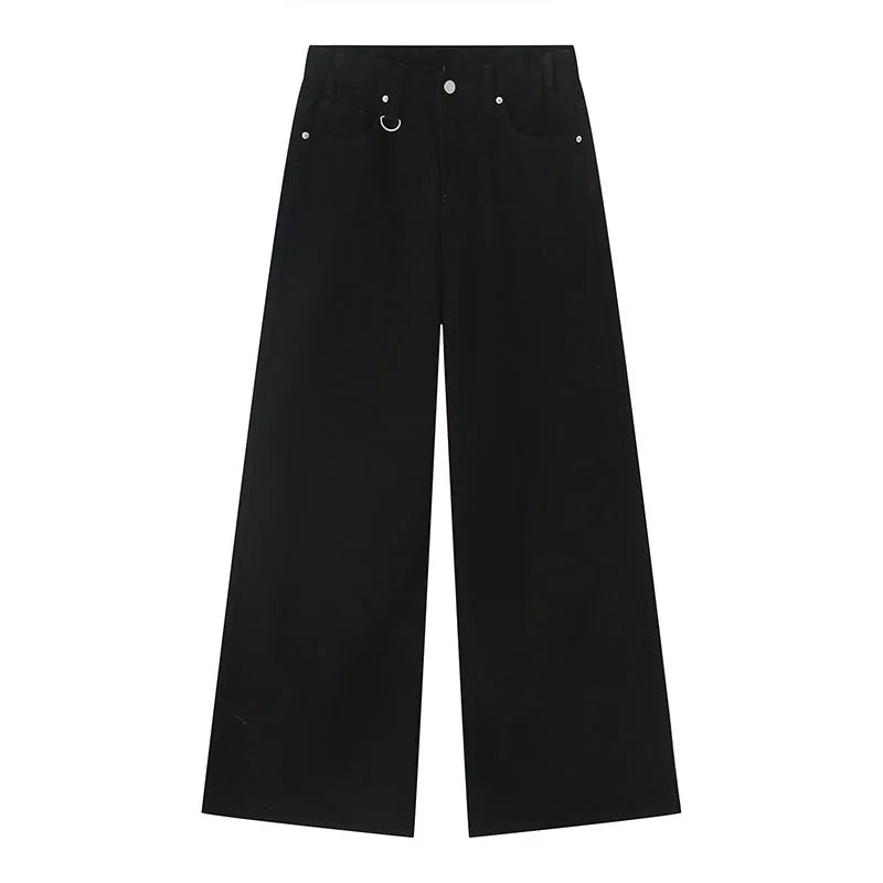 オーバーサイズ、ワイドレッグルーズデニムパンツ　XL15