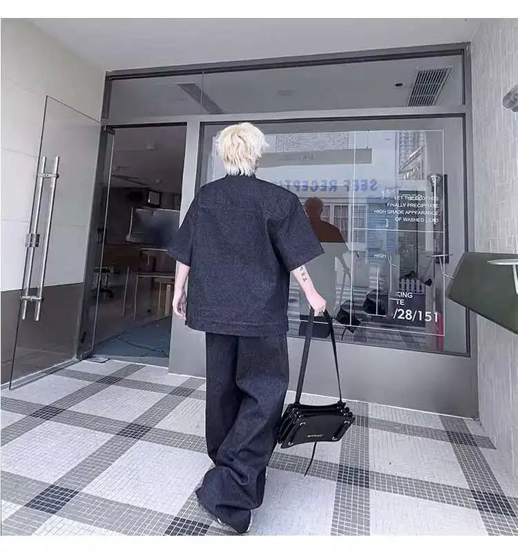 デニムルーズワイドセットアップ XL28