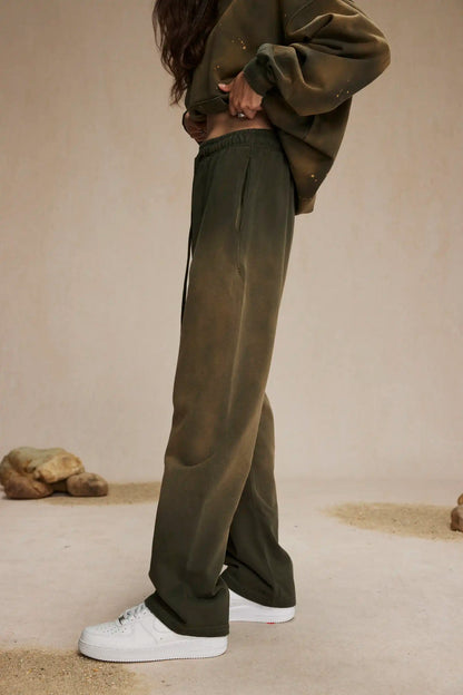 Spray-dyed sweatpants XL47