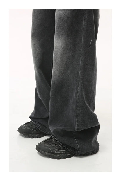 オーバーサイズ、ワイドレッグルーズデニムパンツ　XL15