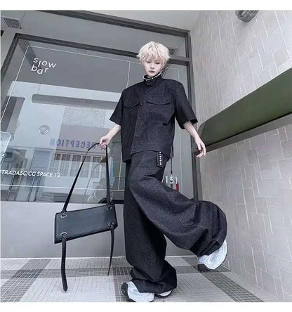 デニムルーズワイドセットアップ XL28