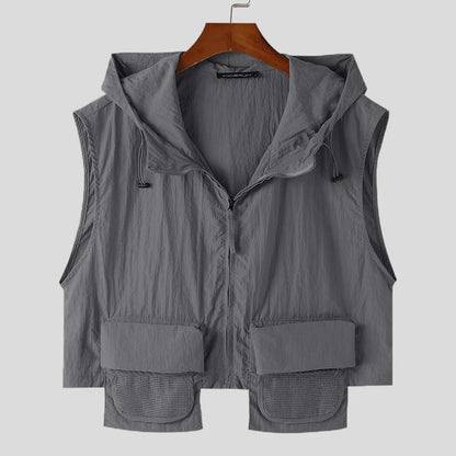 Y2K,パッチワークジッパーポケットストレートウェア XL17
