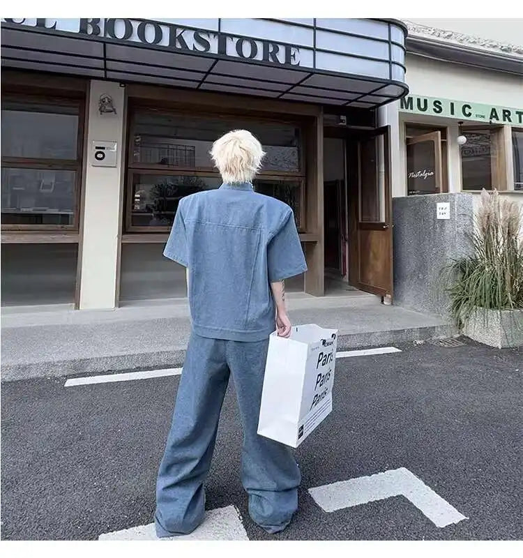デニムルーズワイドセットアップ XL28