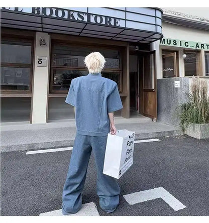 デニムルーズワイドセットアップ XL28
