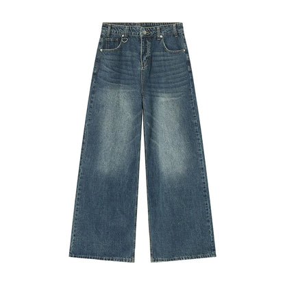 オーバーサイズ、ワイドレッグルーズデニムパンツ　XL15