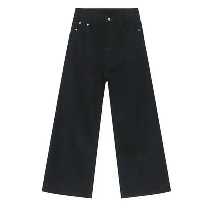Men's Straight Jeans American Style Gradient Color Button Pockets Male Wide Leg Denim Pants Casual Spring New Chic 9C4510 XL48