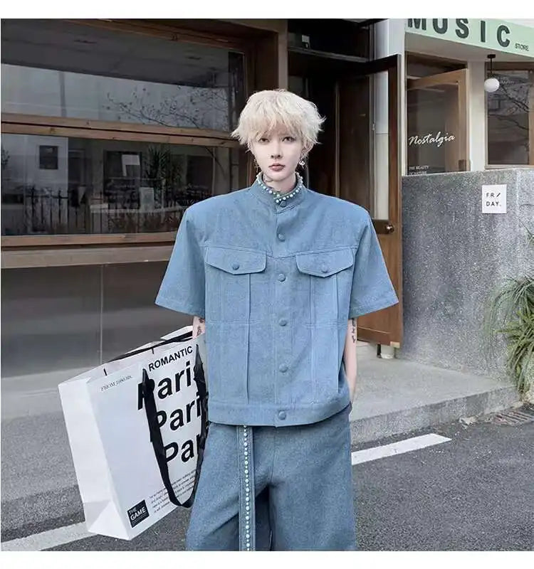 デニムルーズワイドセットアップ XL28