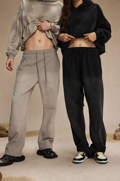Spray-dyed sweatpants XL47